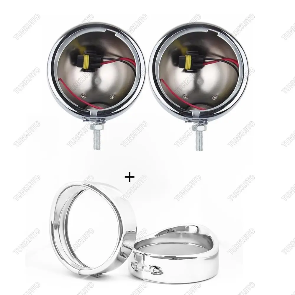 7 inch Headlight Trim Ring 4.5 Inch Fog Light Trim Ring / Housing