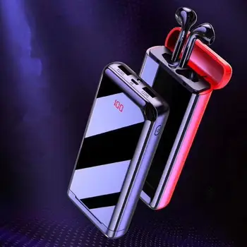 

New Headphones with Fast Charging Mobile Power 10000 Mah Subwoofer Wireless Headphones Headphones Earohones