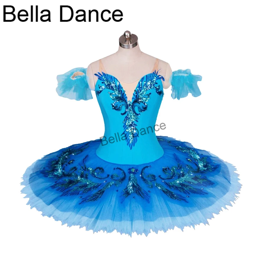 blue bird variation tutu adult girls professional ballet tutus classical ballet stage costume for women pancake tutu skirt9027