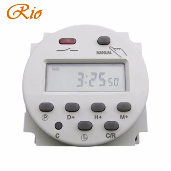 

DC12V/DC24V/AC110V/AC220V CN101A Mini Digital LCD Power Weekly Programmable Electronic Timer Relay Switch