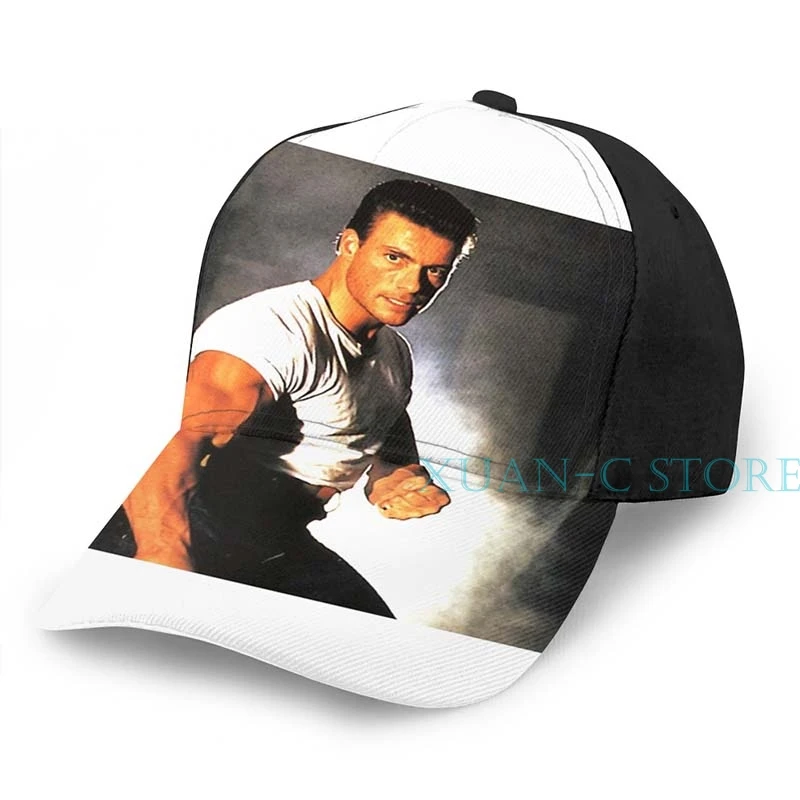Баскетбольная Кепка Jean-Claude Van Damme для мужчин и женщин, модная черная шляпа унисекс с принтом - Цвет: One Size