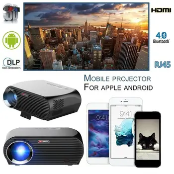 

NEW ANDROID LED PROJECTOR WIFI 4K HD 1080P VIDEO THEATER CINEMA HDMI VGA RJ45 AV