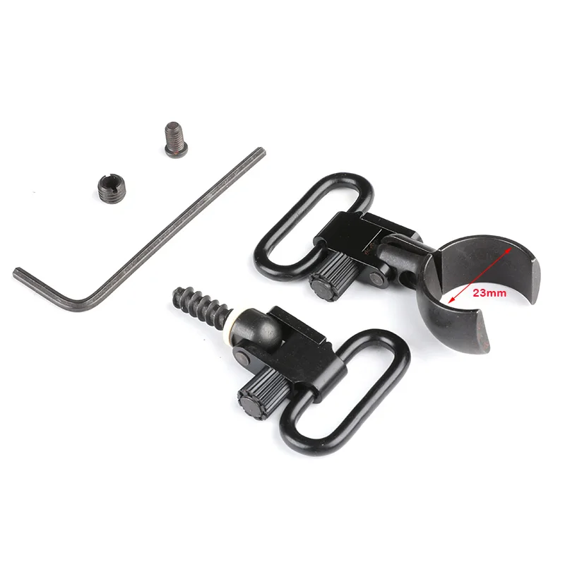 

115 SG-11" Black Rifle Quick Detach Sling Swivels Adapter 12 Gauge Single Barrel ShotGun Fit Tube Hunting Accessories S-5912