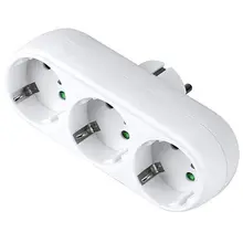 Переменный ток 110~ 250 В переходник 1-2 1-3 1 t 4 Way Socket Adapter ЕС стандартный адаптер питания розетка 16А штепсели для путешествий