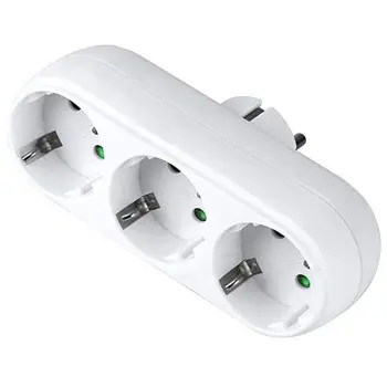 

AC 110~250V Conversion Plug 1 TO 2 1 to 3 1 t 4 Way Socket Adapter EU Standard Power Adapter Socket 16A Travel Plugs