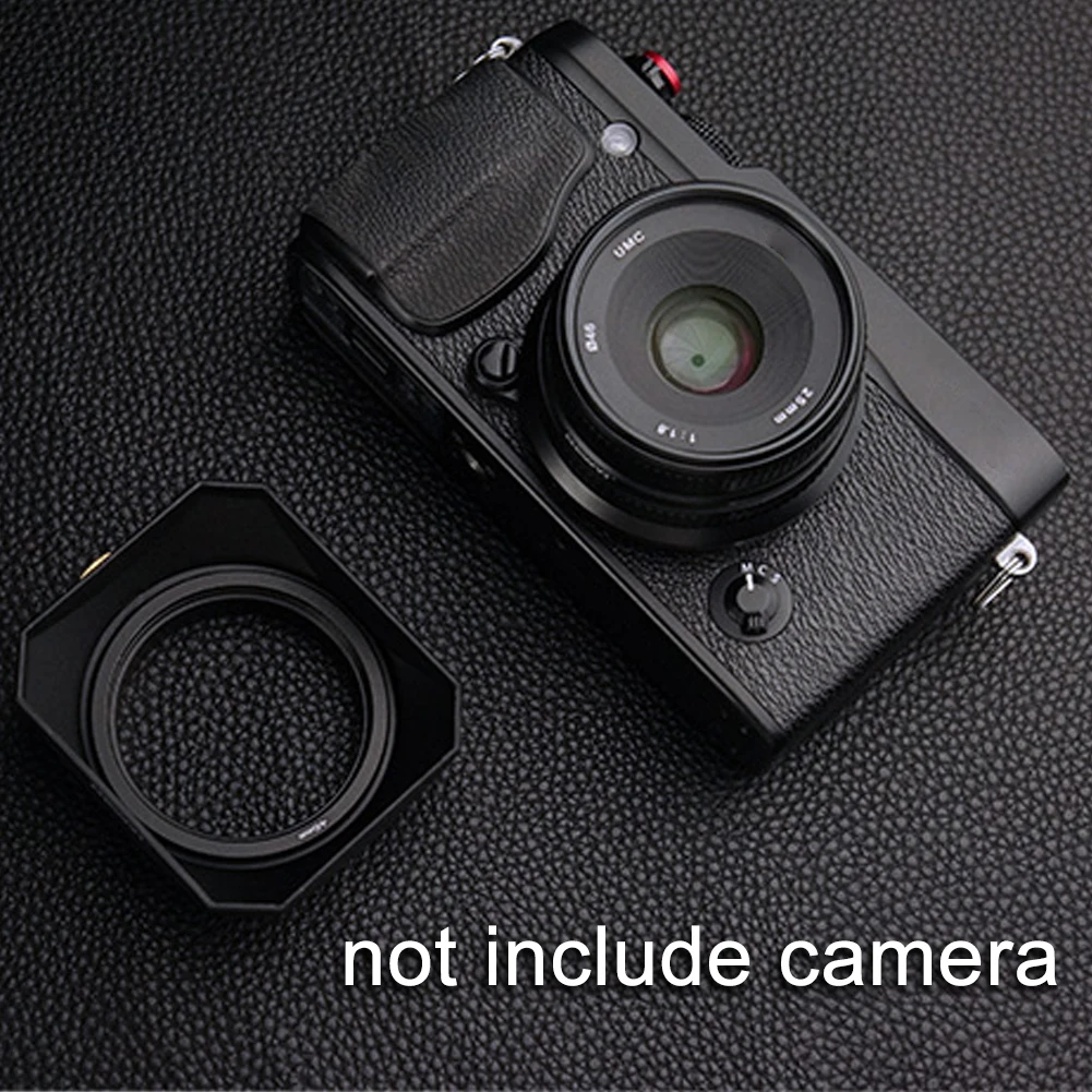 Антибликовые аксессуары для камеры легкая установка Ретро Стиль Ветрозащитный Регулируемый алюминиевый сплав бленда квадратной формы защитная