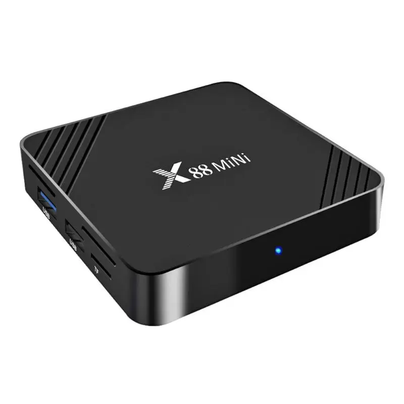 X88 EU/US Plug Smart Top tv Box Android 9,0 2GB+ 16GB 4K BT4.0 2,4G wifi телеприставка с пультом дистанционного управления