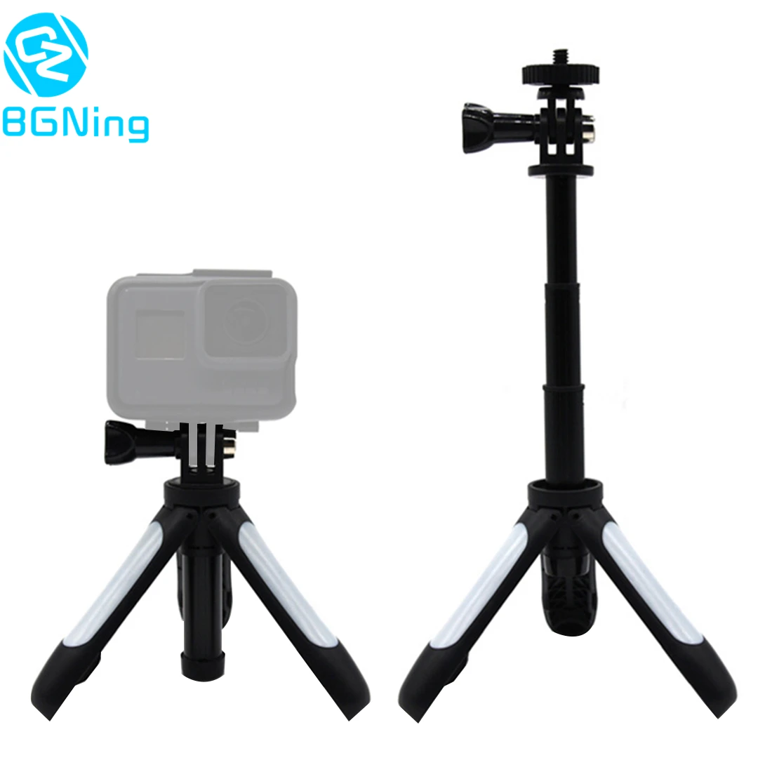 BGNing мини-удлинитель Настольный Штатив Кронштейн Держатель для GoPro Hero 7 6 5 черный Go Pro/YI Спортивная камера селфи палка