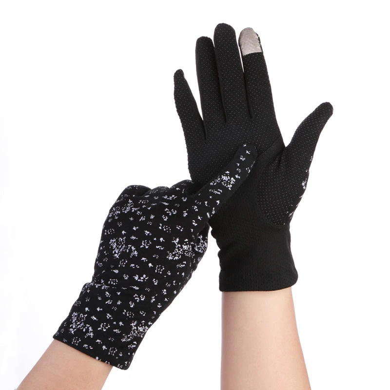 Осенние розовые перчатки автомобильные женские сенсорные перчатки анти-УФ-защита для рук противоскользящие перчатки для вождения