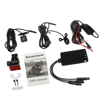 

1 Piece DVR + 2 Pieces Cameras Motorcycle Wearing Parts With A Video Set. Interior Decoration