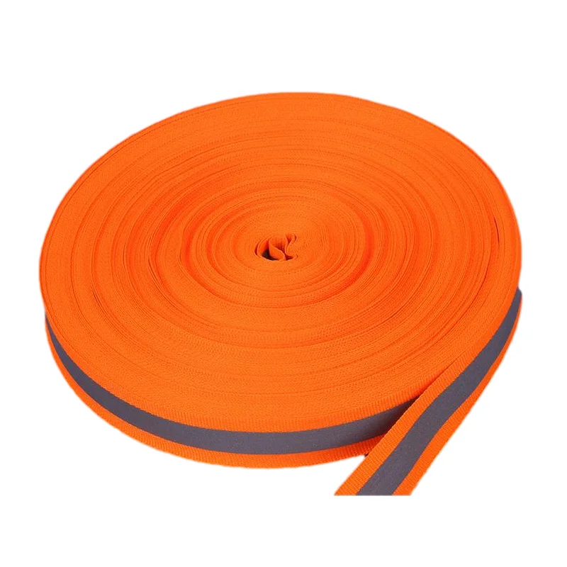 

Оранжевая Светоотражающая защитная лента, высокая видимость, предупреждающая лента для шитья своими руками, защитная лента для одежды, 5 см