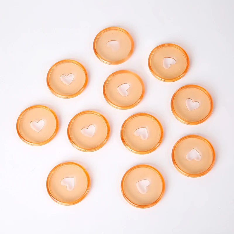 Transparent Disc Buckle Notebook Binding Ring Binds Love Mushroom Hole Hand Book Accessory 35mm Binder A5 Binder Ring