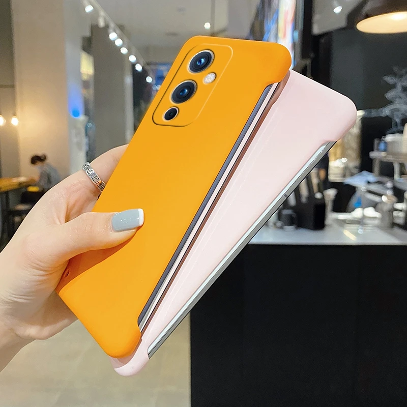 Borderless Protective Case For Oneplus 9 Pro For One Plus 10 8T 8 7 7T Pro 1+9R 10 Candy Color Matte Frameless Shockproo_voghion.com