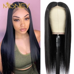 36 38Inch Straight 13x6 HD Lace Frontal Wig 100% Human Hair Wigs Remy Brazilian 13x4 Lace Front Wig PrePlucked Hairline