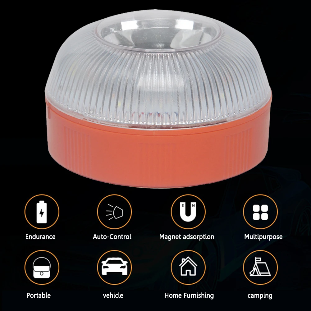 Car Emergency Light V16 Approved Dgt Autonomous Signalling Flashing Magnetic Induction Strobe Traffic Warn Lamp | Освещение