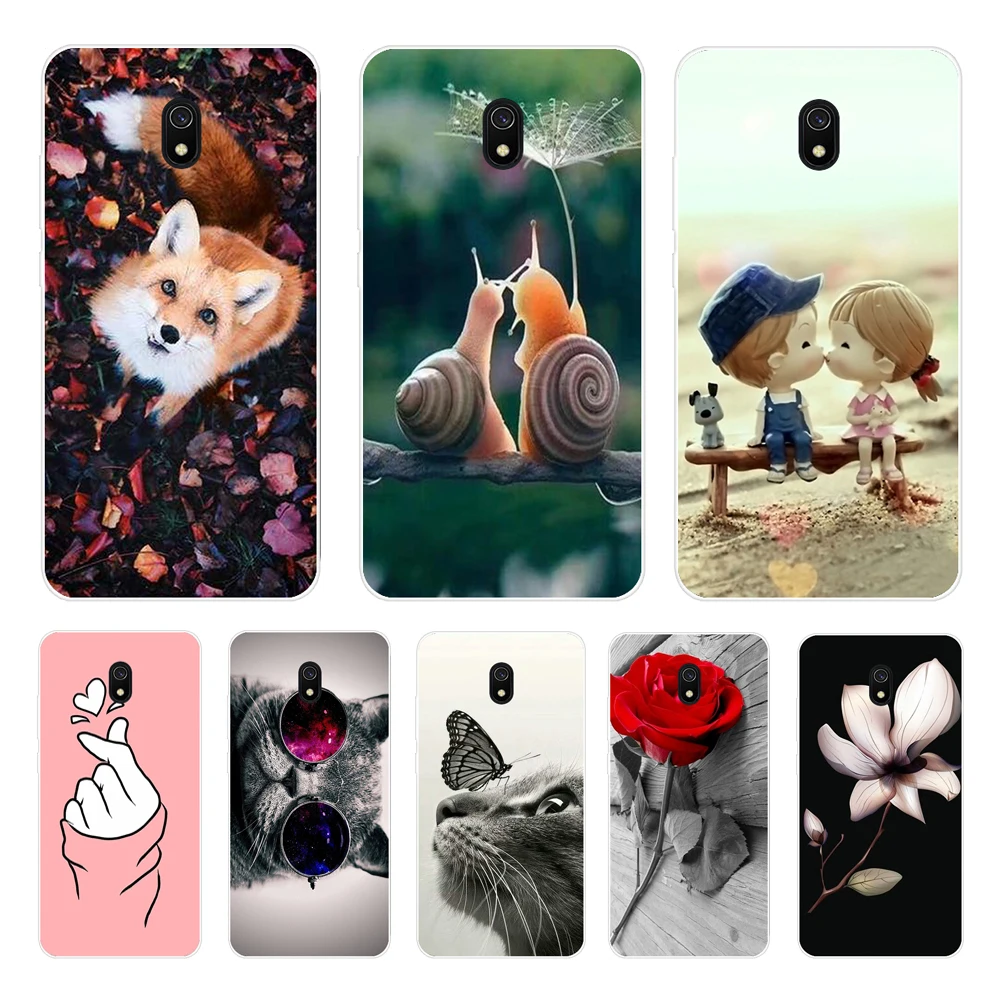 Силиконовый чехол для Xiaomi Redmi 8A Redmi8a мягкая задняя крышка из ТПУ 8 Redmi8 телефона