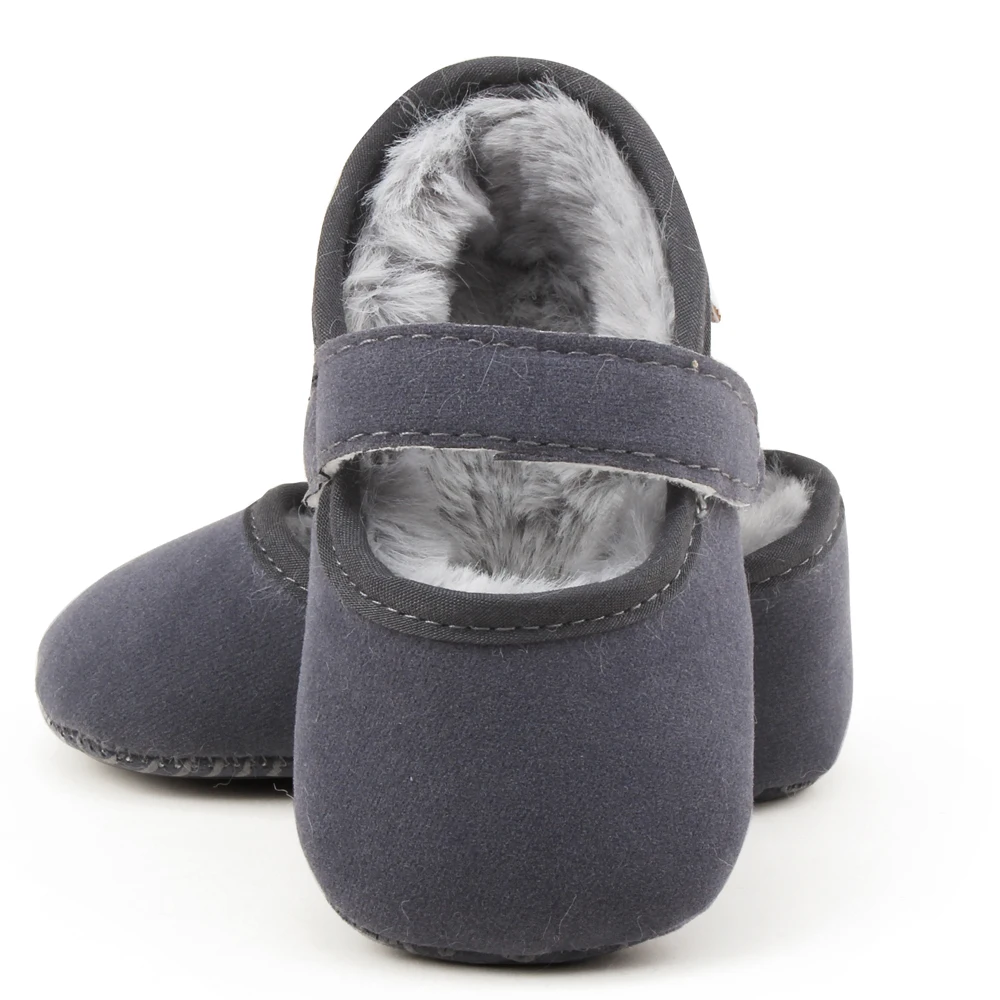 Модные Стиль для новорожденных, для маленьких девочек; Классический дизайн детские сапоги зимние теплые Мягкий хлопок для маленьких мальчиков и девочек обувь