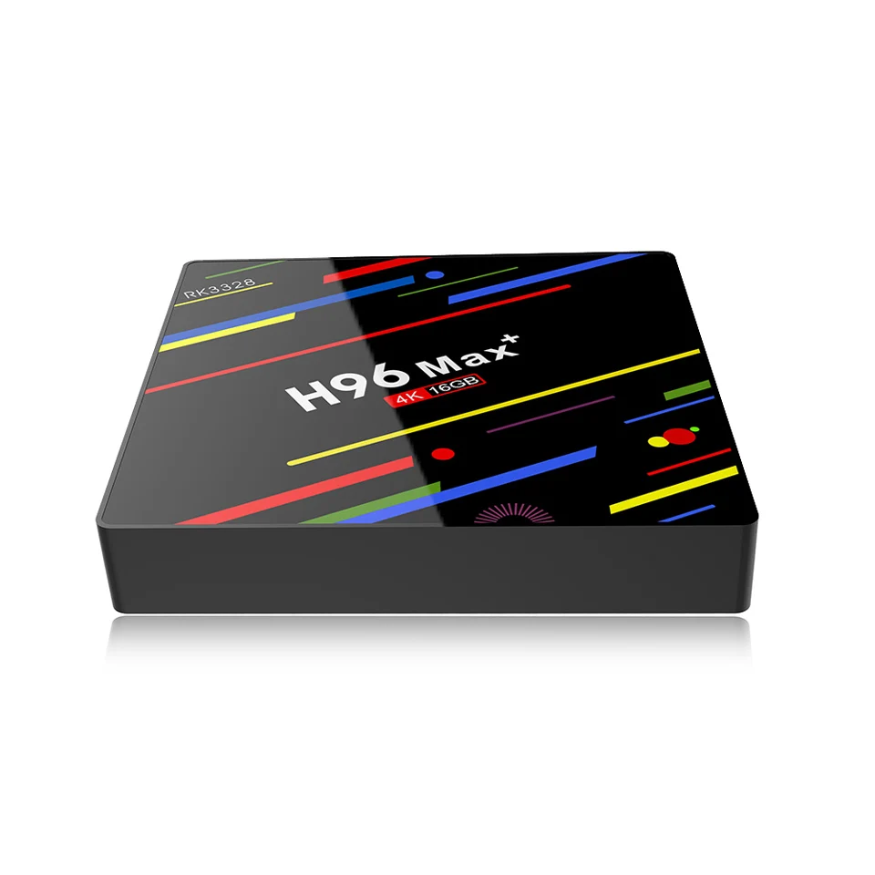 H96 MAX Plus Android tv BOX Rockchip RK3328 четырехъядерный Android 9,0 смарт-приставка 2,4G/5,8G Wifi BT4.0 USB 3,0 4K медиаплеер