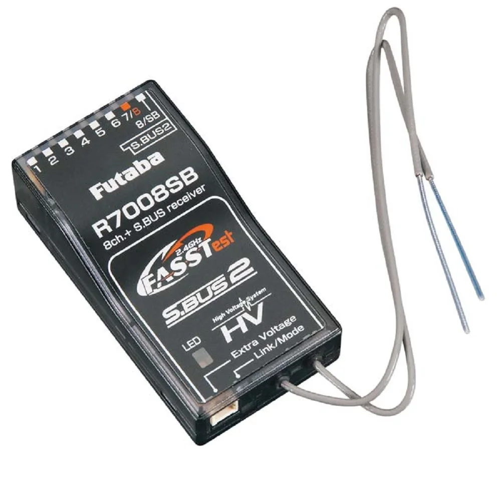 Оригинальный Futaba R7008SB 8CH S.Bus2 SBUS FASSTest 2 4G приемник для 14SG/18MZ/18SZ Радиоконтроллер RC DIY