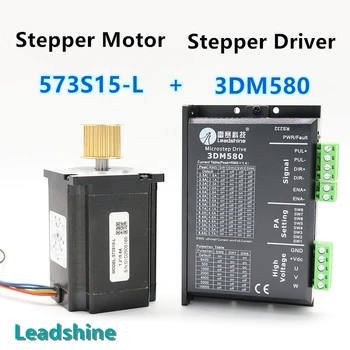 

Leadshine 3 Phase Stepper Motor 573S15-L+ Stepper Driver 3DM580 for CO2 Laser Engraving Cutting Machine