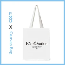 Kpop EXO элегантный дизайн холлщовая сумка EXO сумки на плечо модная, сумка, шоппинга K-pop EXO вентиляторы подарки, Прямая поставка