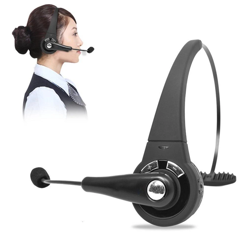 Auriculares inalámbricos centro de llamadas, cascos con micrófono, libres, estéreo, interfono para teléfono de oficina, juego de PS3, conversación 12h|Auriculares y audífonos| - AliExpress