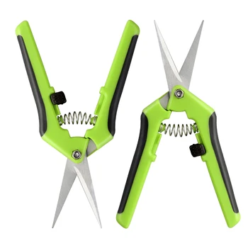 

2Pcs Gardening Shears Plastic Handle Portable Practical Pruning Tools Gardening Scissors For Branches Bushes Hedges Orchards