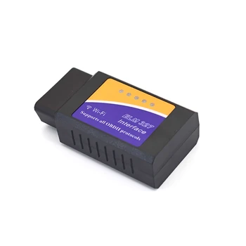 OBD2 ELM327 V1 5 Adapter WIFI narzędzie diagnostyczne dla IOS Android Windows samochód ELM 327 Tester narzędzie diagnostyczne tanie i dobre opinie light orange CN (pochodzenie) Newest 0 25cm 0 88inch plastic Przyrządy do pomiaru emisji 0 1kg 10cm