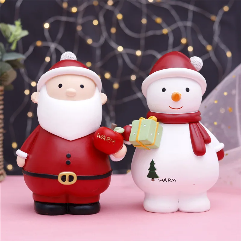 Рождественские подарки, Рождественская копилка, милый Санта-Клаус, снеговик, монета, копилка для детей, подарок на день рождения, Рождество