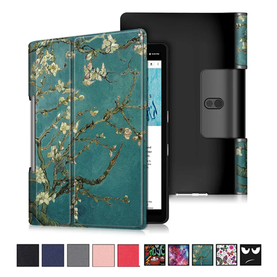 

Case For Lenovo Yoga Smart Tab YT-X705F Smart Cover Funda for Lenovo Yoga Tab 5 10.1 inch Slim Folding Stand Skin Shell Coque