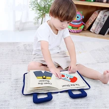 Baby Busy Board Books Early Learning Education Story Book Montessori Toy For Toddlers Develop Basic Skills Hands on ability