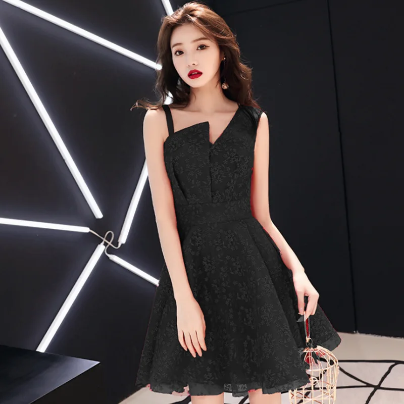 Sexy V Neck Short Sleeveless Heavy Appliques Prom Dress Fashion Zipper Back Knee Length Prom Gown Vestidos De Fiesta 3 Colors