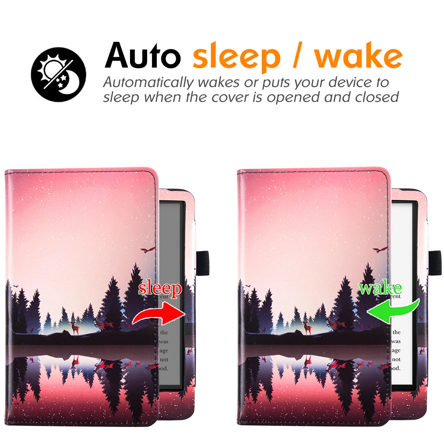 Stand Case para Kindle Paperwhite 11th Gen Paperwhite Signature Edition Capa de Couro pu com Alça de Mão 6.8 2023 - Imagem 5