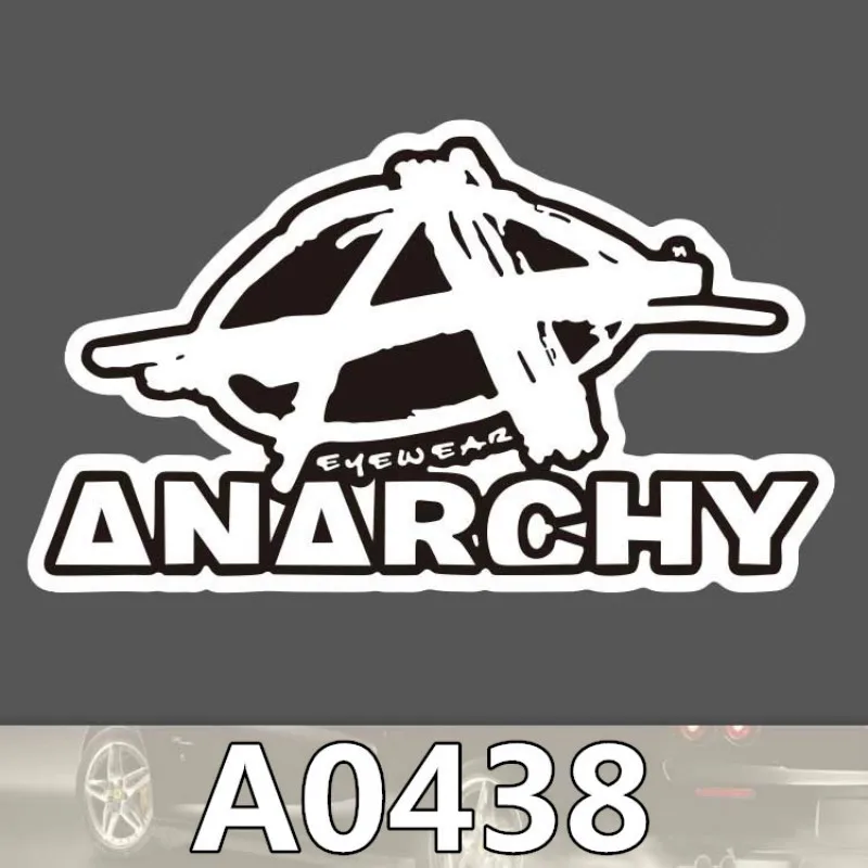 

Bevle A0438 Anarchy Mark Waterproof Sticker for Cars Laptop Luggage Skateboard Graffiti Notebook Stickers