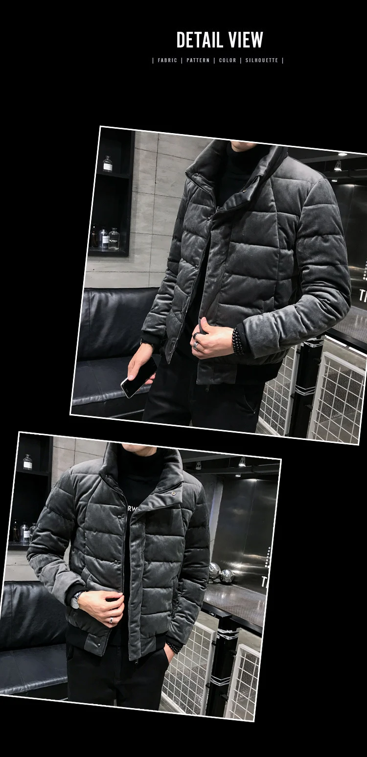 Casaca Homem Veste Homme Hiver повседневное теплое пальто для мужчин Hombre куртки новые зимние куртки мужские парки на молнии со стоячим воротником