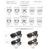 X3183Magnet Sunglasses Clip Mirrored Clip on Sunglasses clip on glasses Men and women Polarized Custom Prescription Myopia ► Photo 2/6