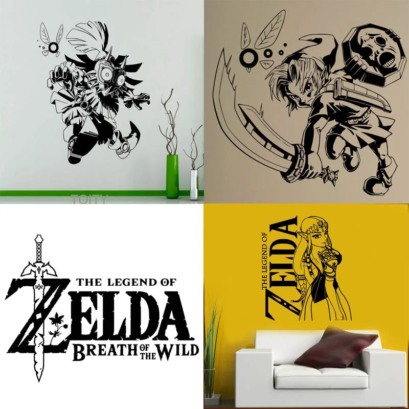 LegendofZeldaWallDecalLinkSkullKidVinylStickerMajorasMask