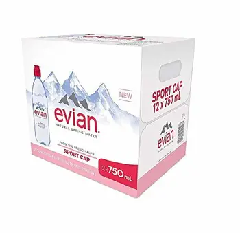 

Evian Natural Spring Water (750 mL ea, 12 pk.)