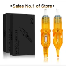 Biomaser 50 шт. одноразовый Перманентный макияж картридж иглы для татуировки роторная ручка круглый вкладыш 3RL шейдер принадлежности для татуировки