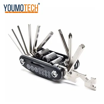 

16 In 1 Multi-Function Bike Motorcycle Mechanic Repair Tools Travel electric cars Allen Key Multi Hex Wrench Screwdriver Kits