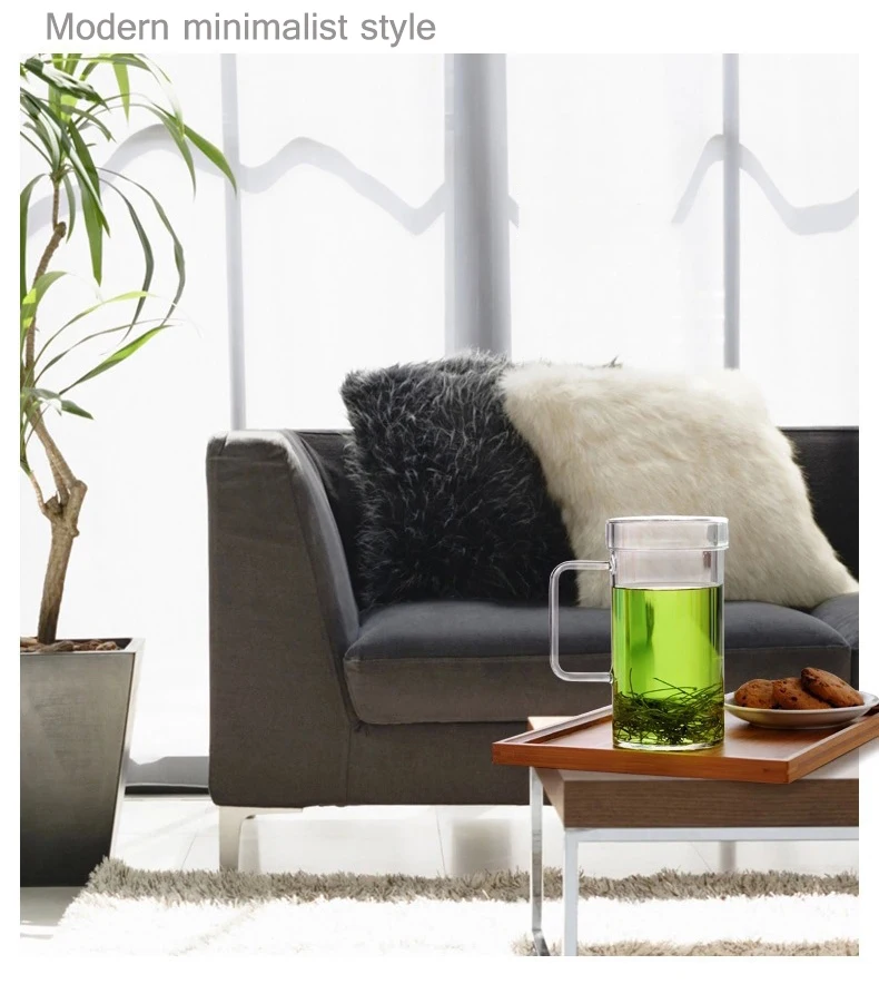 Modern minimalist style glass