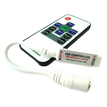 

LEDLUX CL7271 Mini Wireless Controller reel RGB Led with remote control 12V 24V 6A up to 40 meters RF103