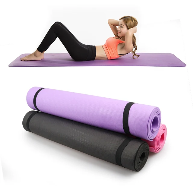 Eco Friendly Thickness Non Slip Yoga Mat Sport Gym Soft Pilates Mats Foldable for Body Building