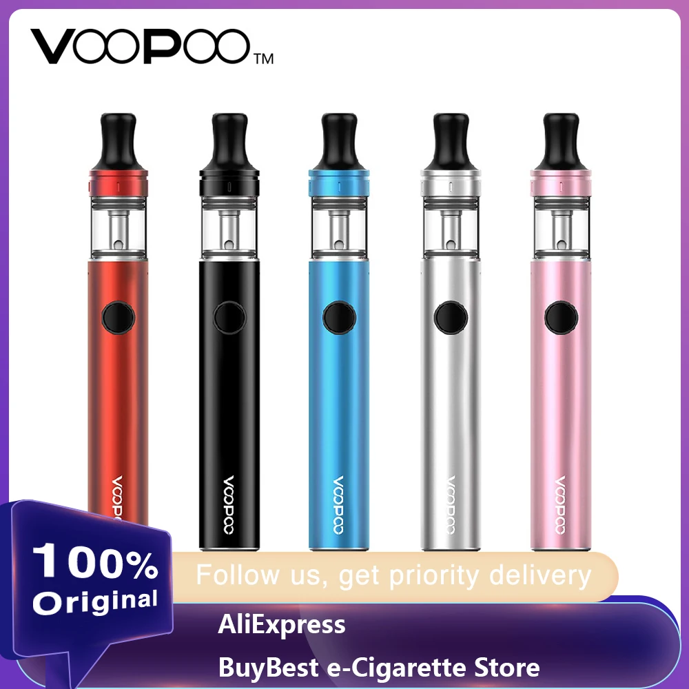 100% оригинальный набор ручек VOOPOO Finic Fish 16 AIO с аккумулятором 850 мАч 2 мл картридж YC R2