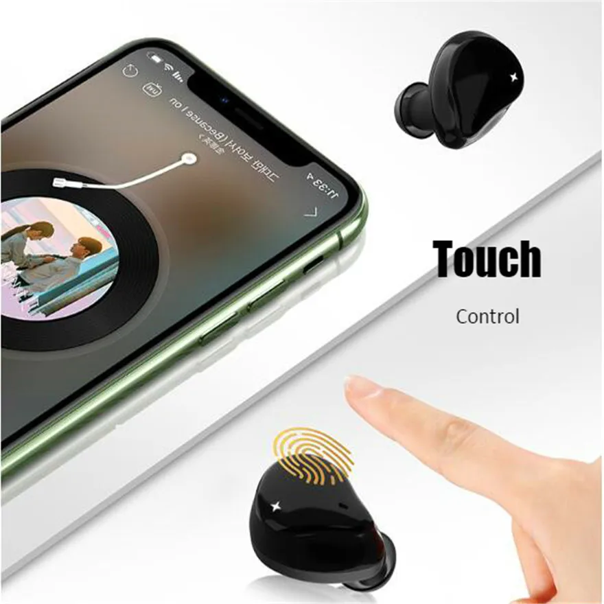 Беспроводные наушники Aptx Hd Tws спортивные Bluetooth гарнитура белого цвета игровая