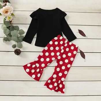 

Emmababy Newborn Baby Girls Clothes Cotton Ruffle Top Pants Autumn Clothes Outfits Set 6-24M