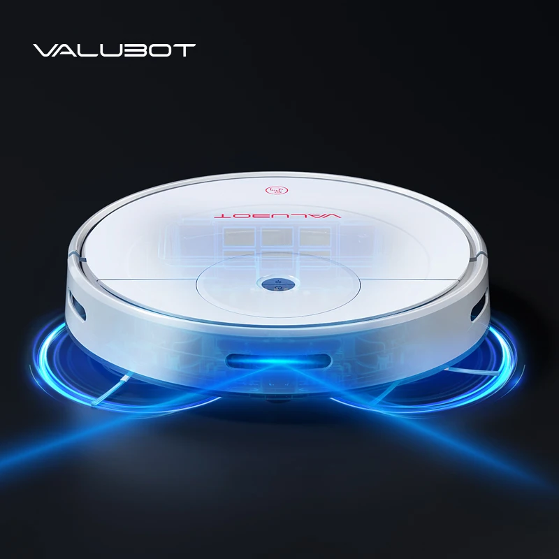 Valubot k100 robô aspirador de pó 1800pa limpeza robô molhado esfregar vácuo sem fio recarga automática piso rígido automático