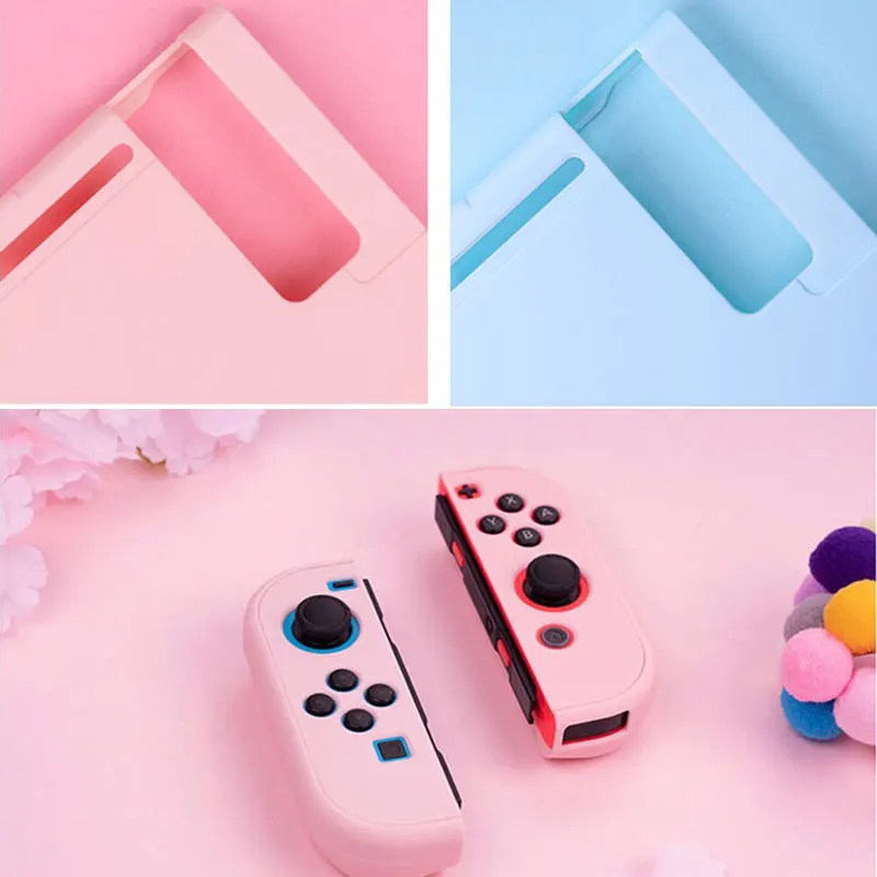 Tanie Przełącznik do nintendo futerał ochronny Joy Con kontroler Shell kolorowa sztywna obudowa pełna obudowa do konsoli Nintendoswitch