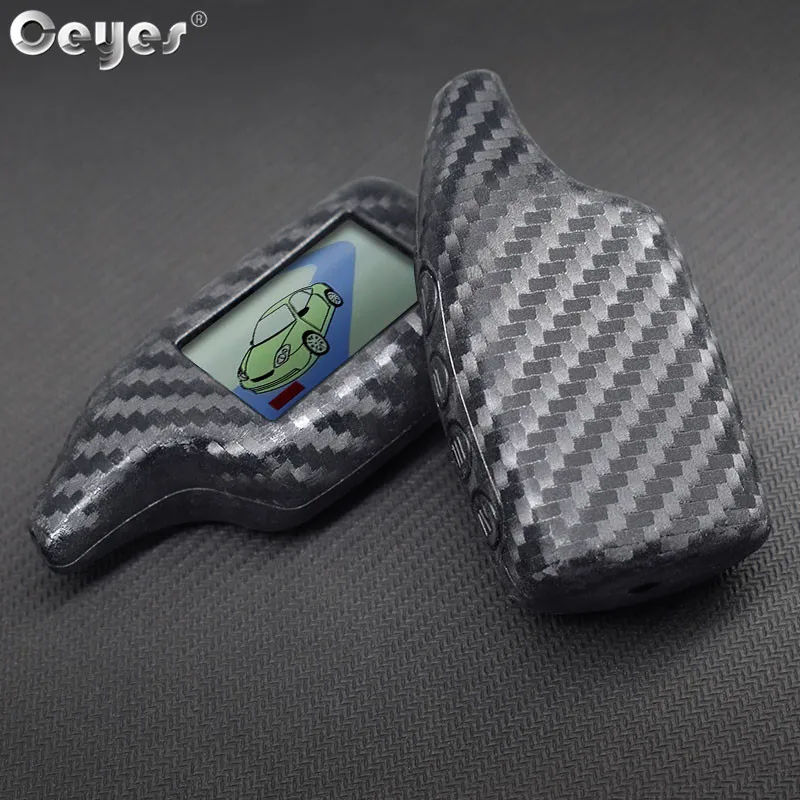 

Ceyes Car Styling Accessories Key Covers Two Way Car Alarm Case For Scher-Khan Magicar 5 6 LCD Remote For Scher khan Magicar M5