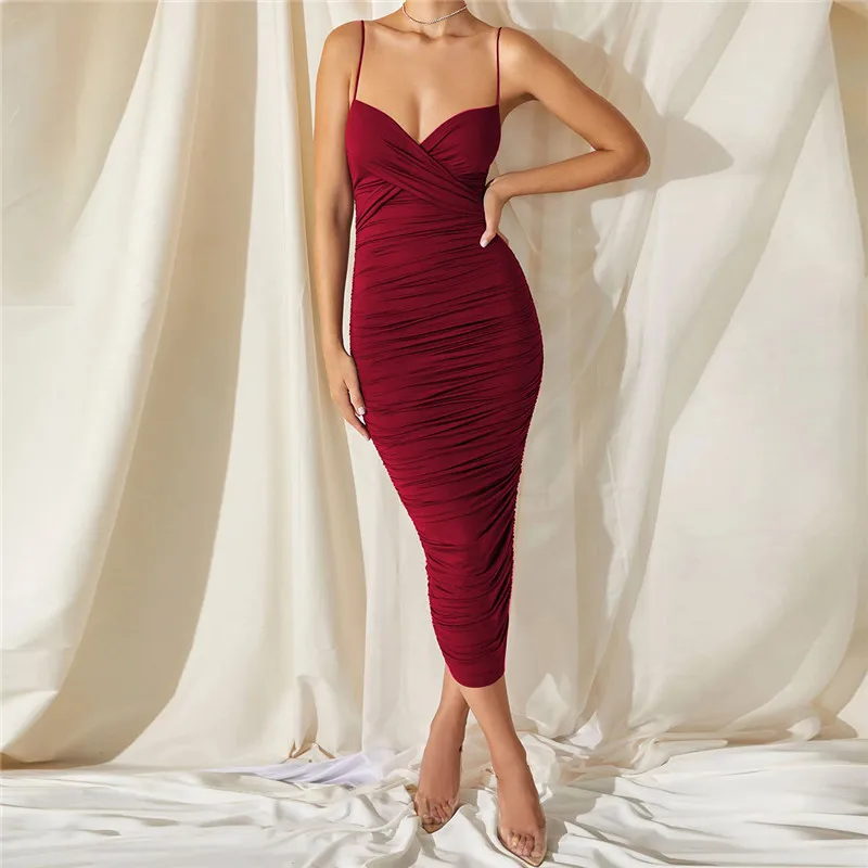 midi tight bodycon dress09